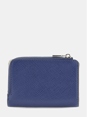 Carteira Pequena com Fecho BOLENA  Azul - Guess