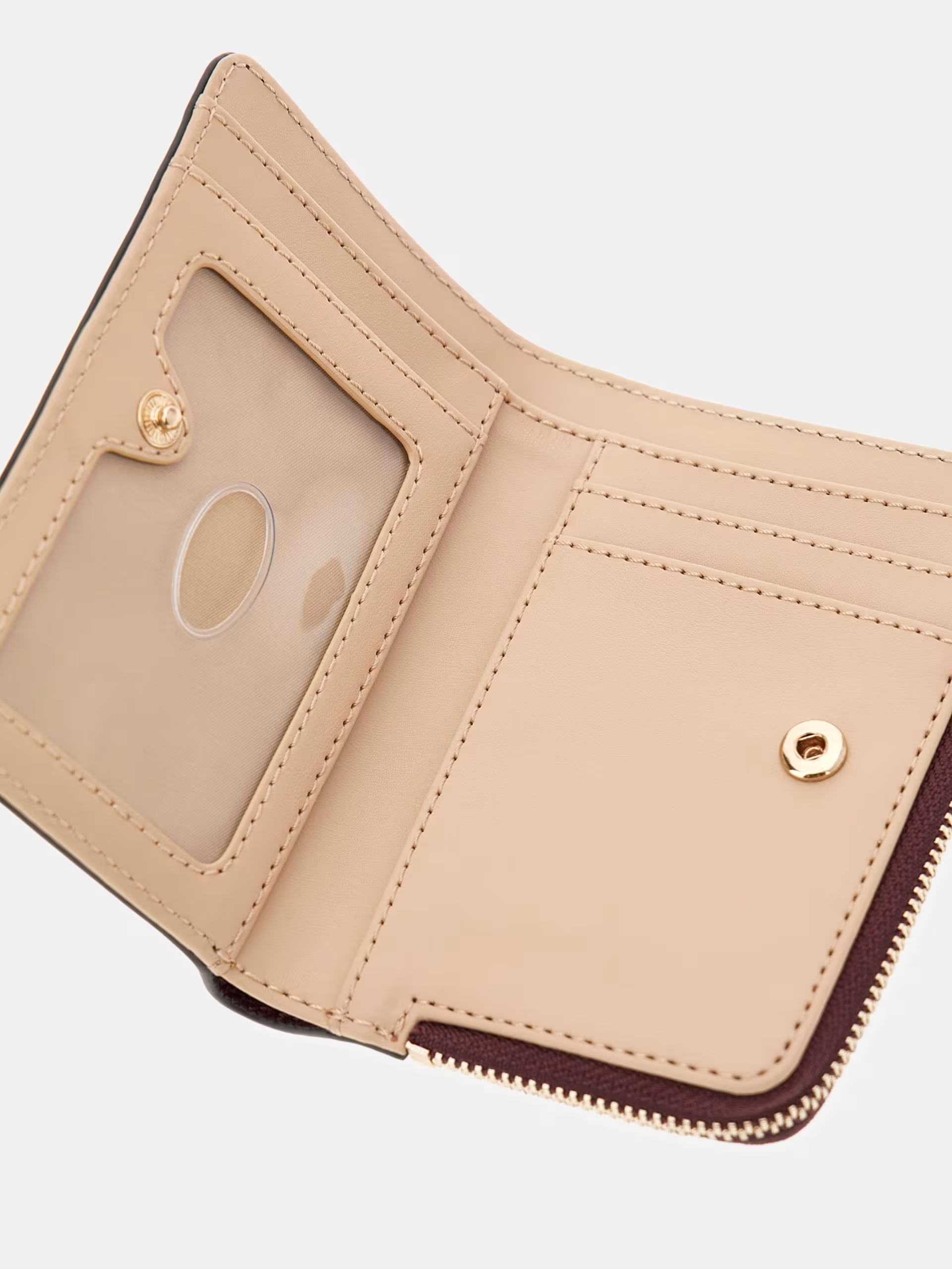 Carteira Pequena com Fecho BOLENA Vinho - Guess 3