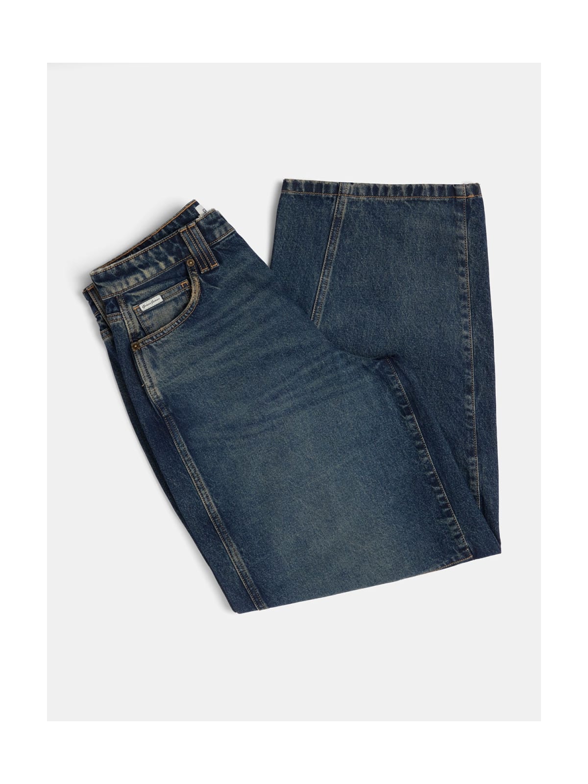 Calças de Ganga BARREL Escura - Guess Jeans 5