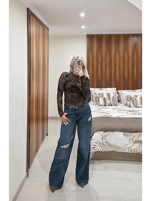 Calças de Ganga G11 Wide Leg Ganga - Guess Jeans