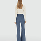 Calças LIORA Boot Cut Duplo Cós Azul - Josh V  - Thumbnail 4
