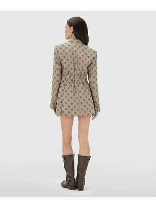 Blazer / Vestido Logo ESTRELLA Logo Castanho - Josh V