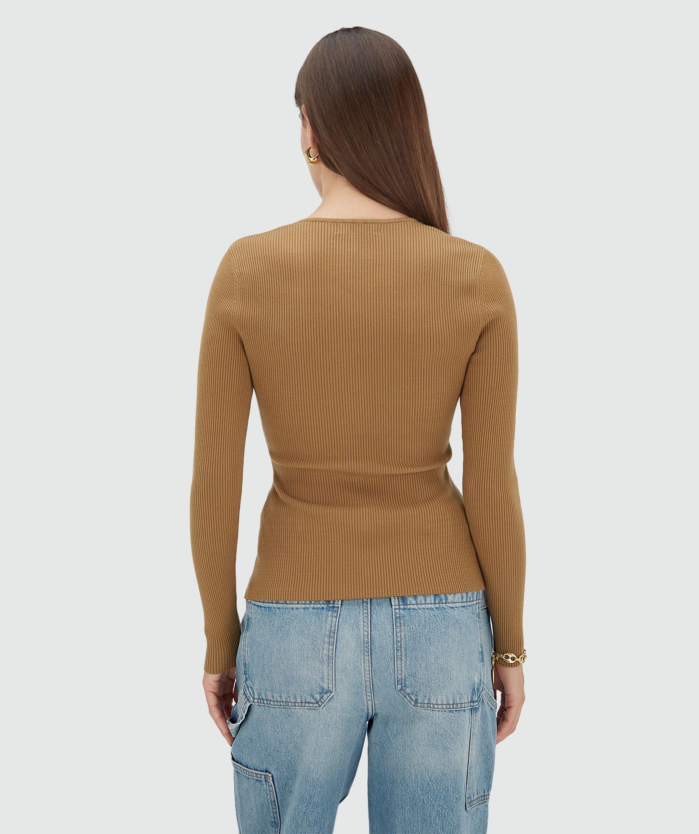 Camisola de Malha AME Camel - Josh V 3