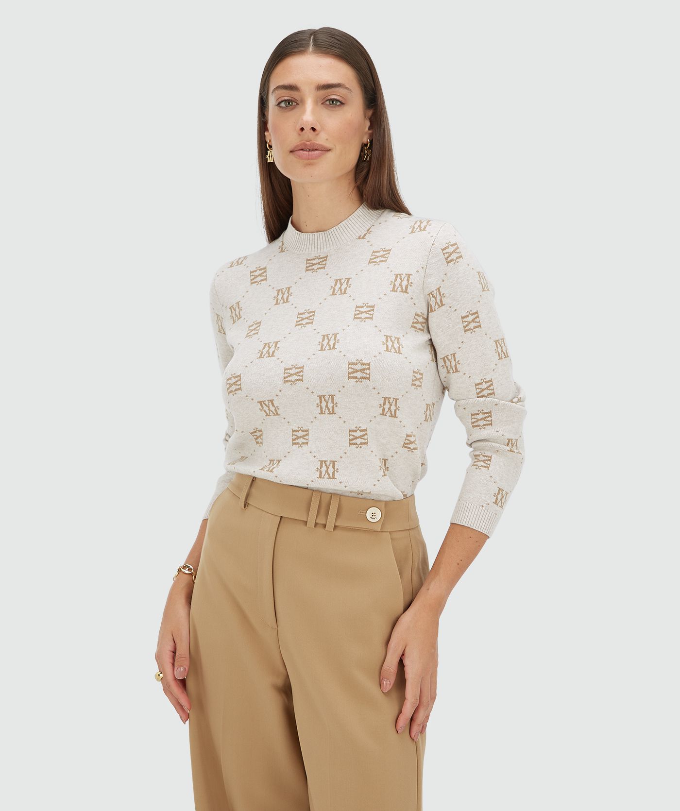 Camisola de Malha FAE Logo Creme - Josh V  1