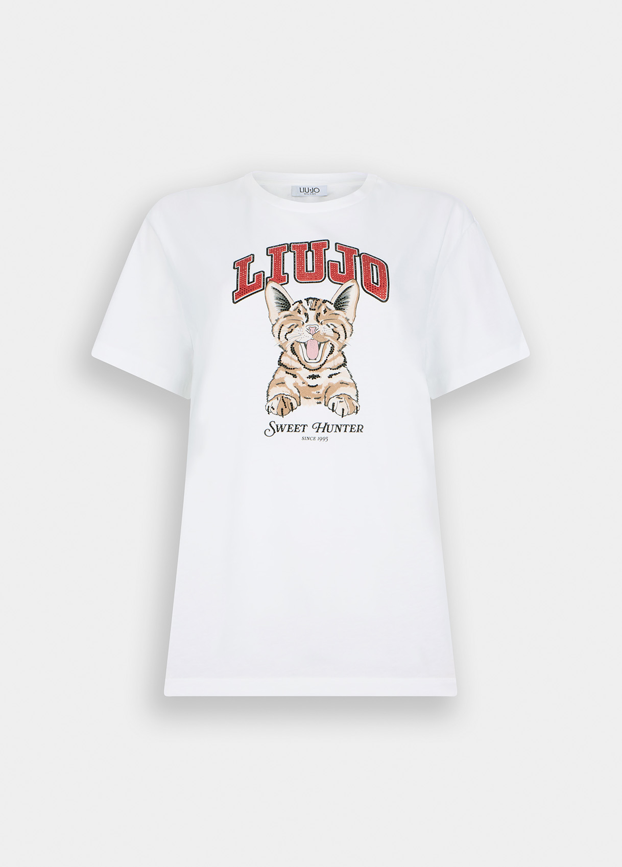 T-shirt Branca com Gato - LIU JO  5
