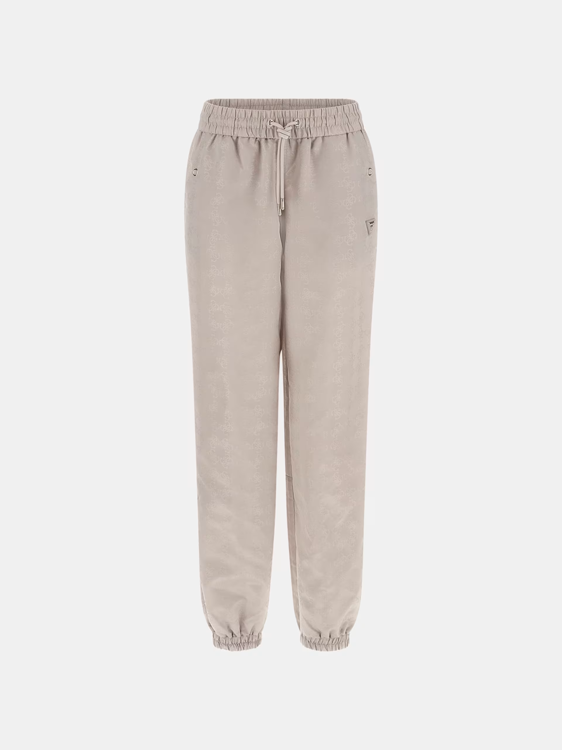 Calças com Punho e Logo Bege - Guess 3