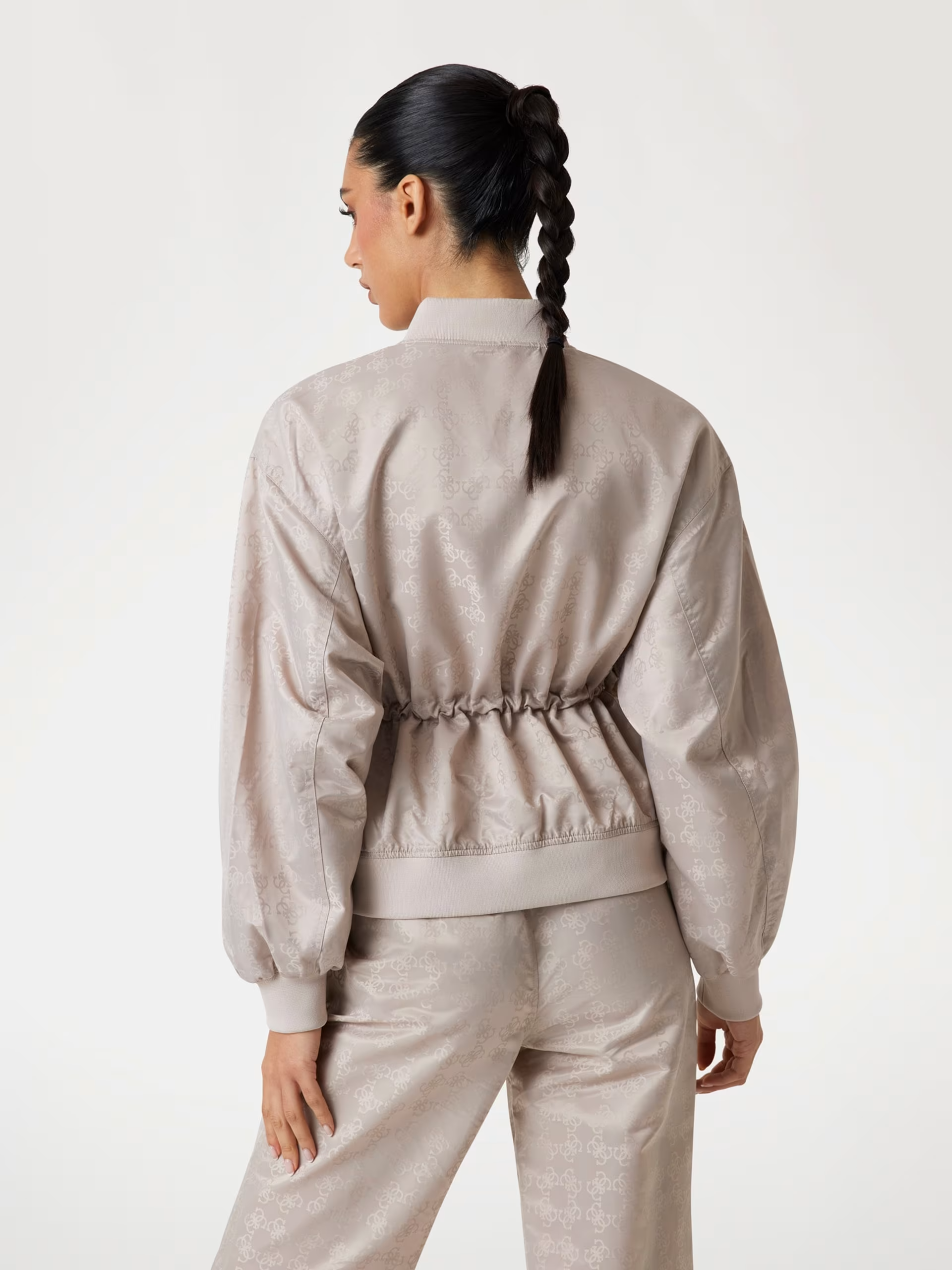 Casaco Cintado Logo Bege - Guess 3