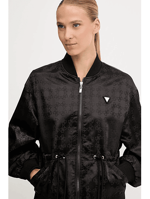Casaco Cintado Logo Preto - Guess 