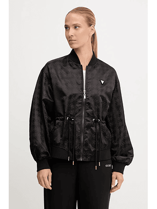 Casaco Cintado Logo Preto - Guess 