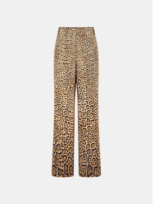 Calças AMY Largas Animal Print - Guess Marciano