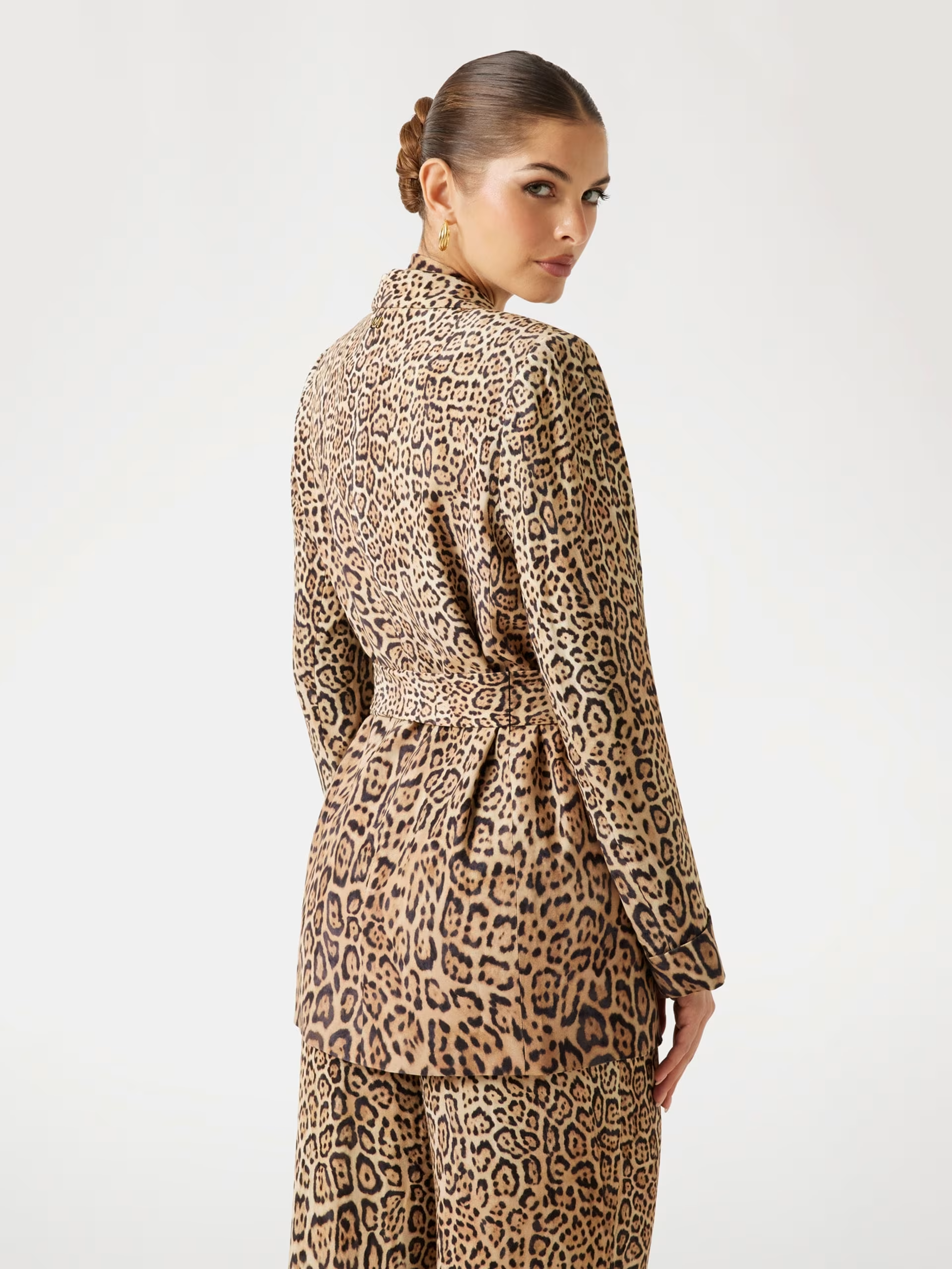 Blazer com Cinto AMY Animal Print - Guess Marciano 3