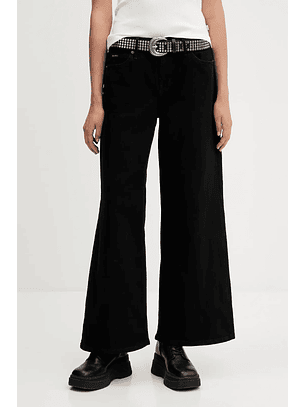 Calças Extra Wide Preto - Guess Jeans