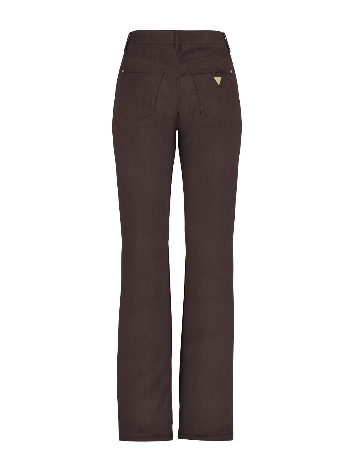 Calças Perna Direita Castanho - Guess  4