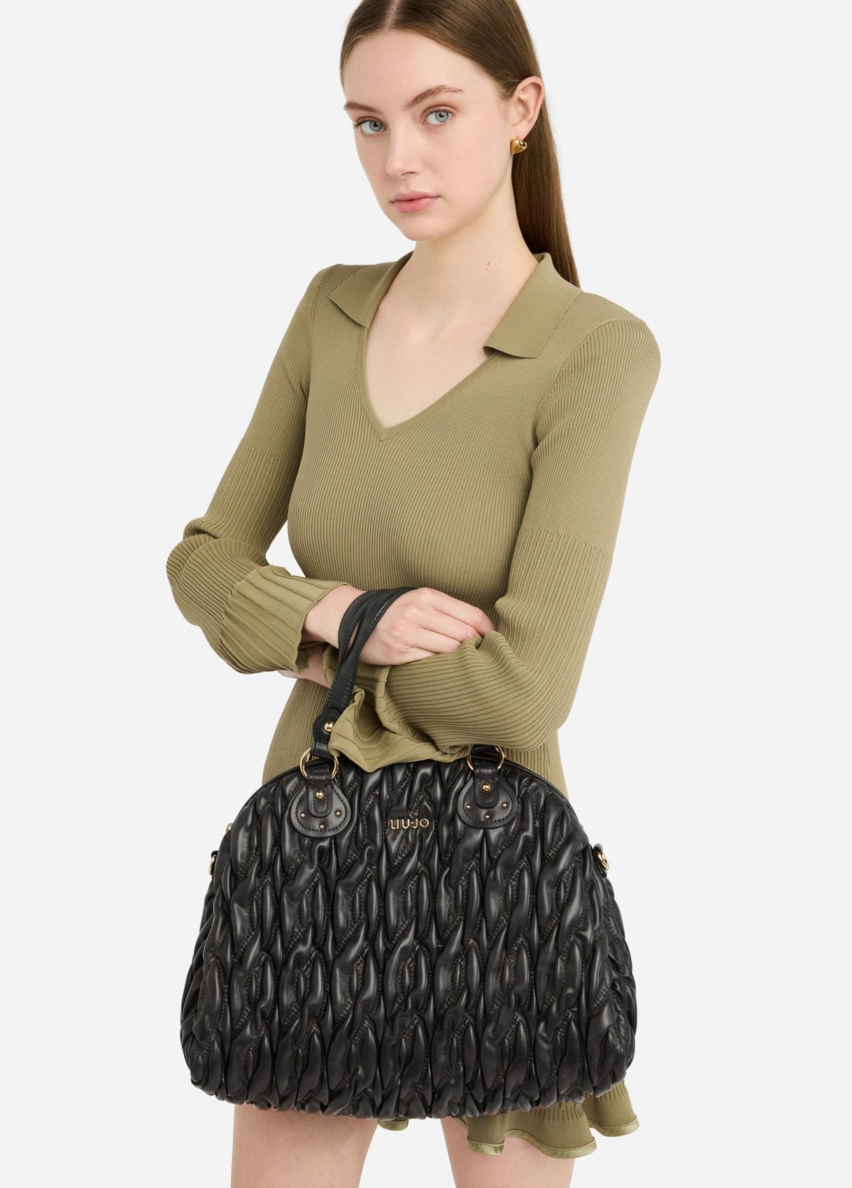 Mala de Mão Acolchoada Preta - LIU JO  5