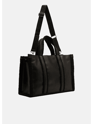 Mala de mão Preta com Caraculo - LIU JO 