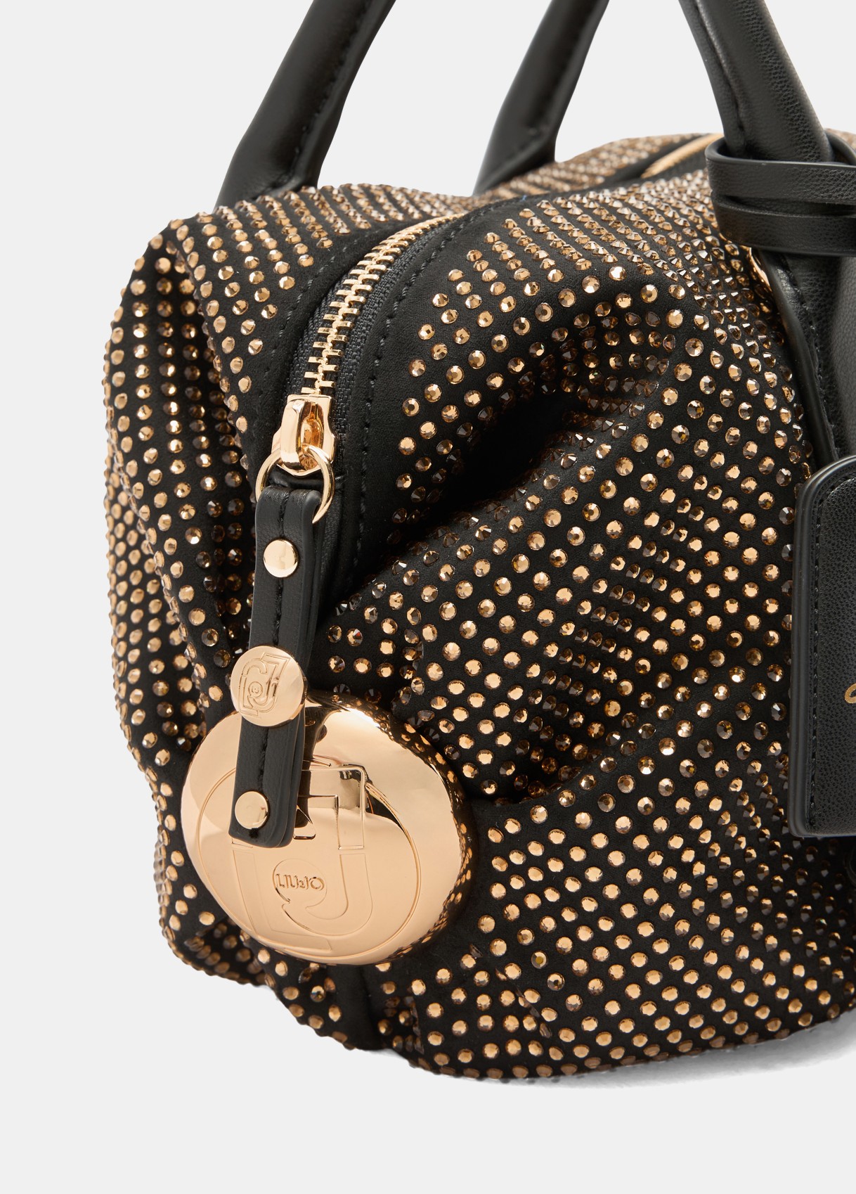 Mala de Mão Amélie Preta com Dourado  - LIU JO   6