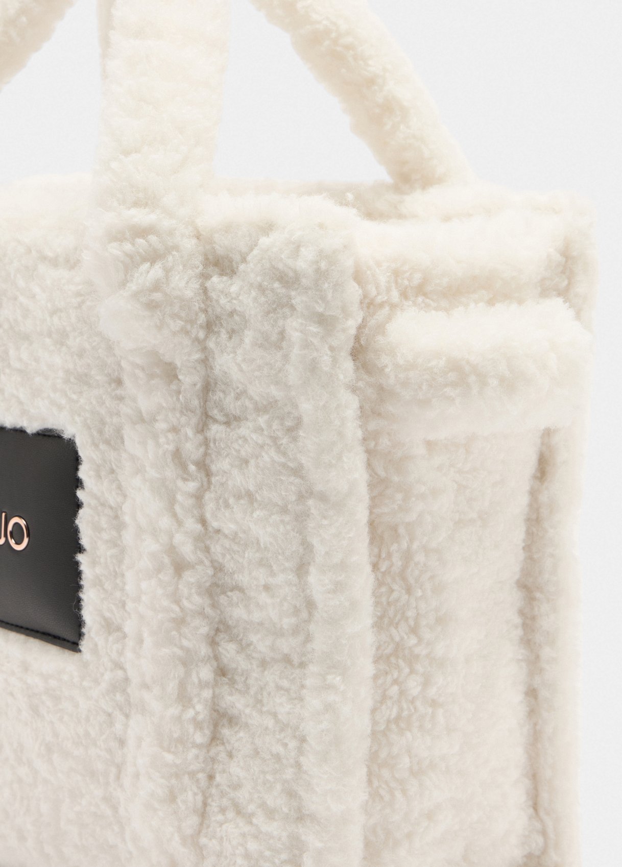 Mala de Mão em Pelo Branco com Preto - LIU JO 4