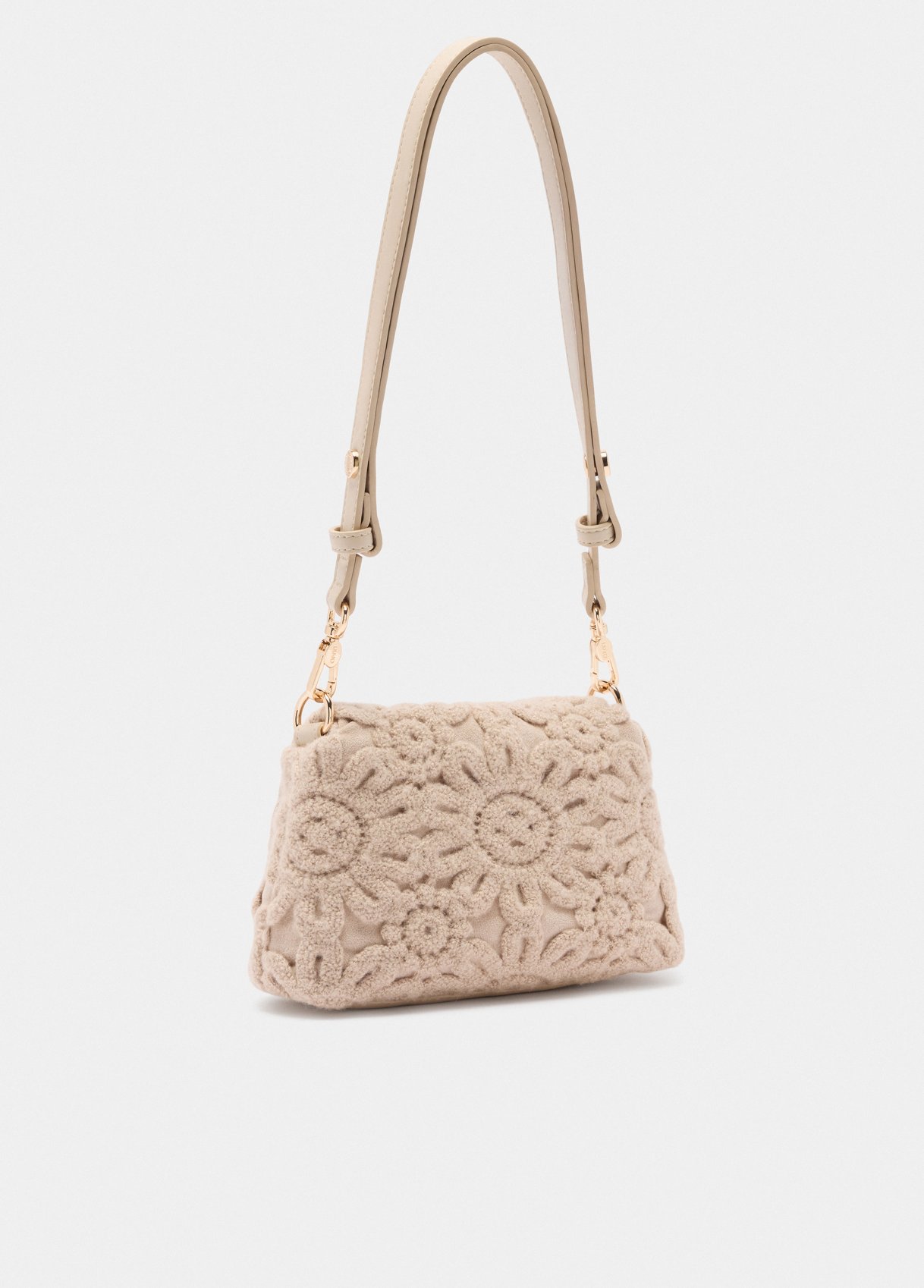 Crossbody LaPuffy em Crochet Bege - LIU JO   5