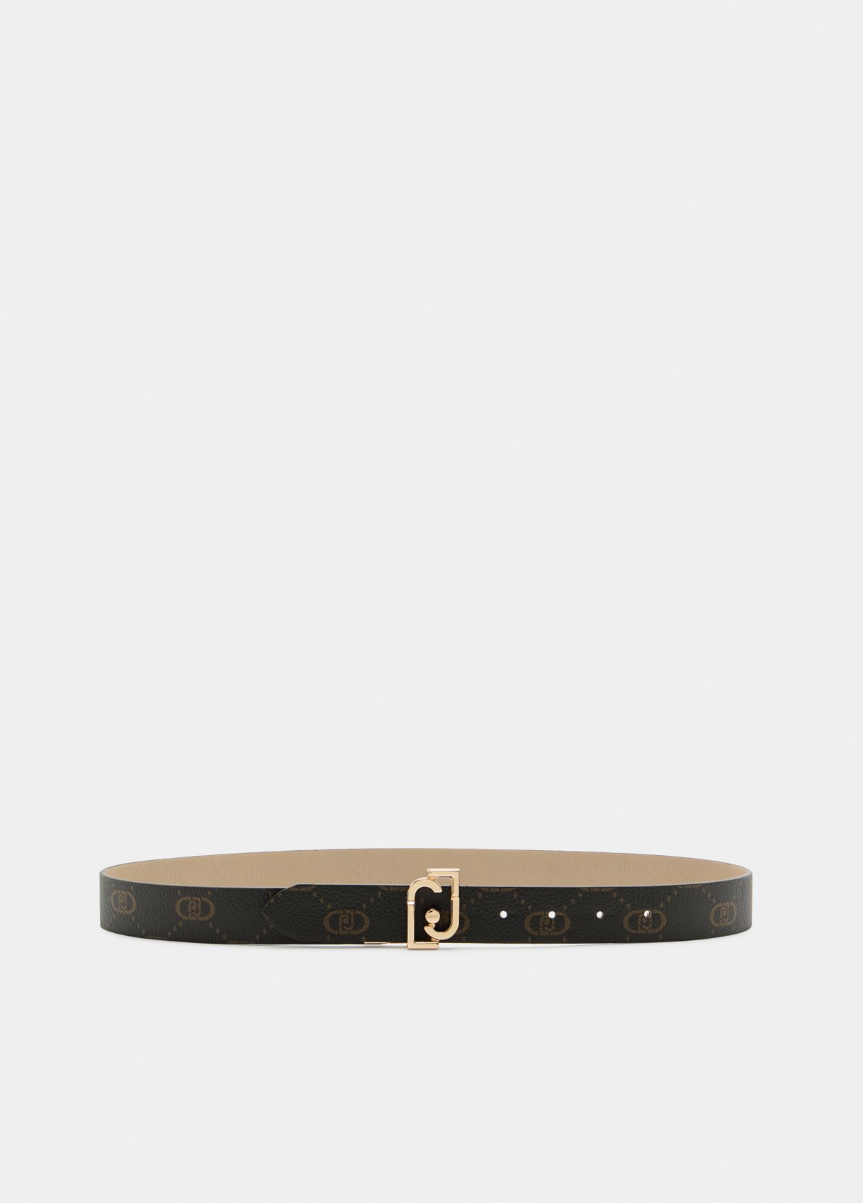 Cinto Reversível Logo e Taupe-  LIU JO  1