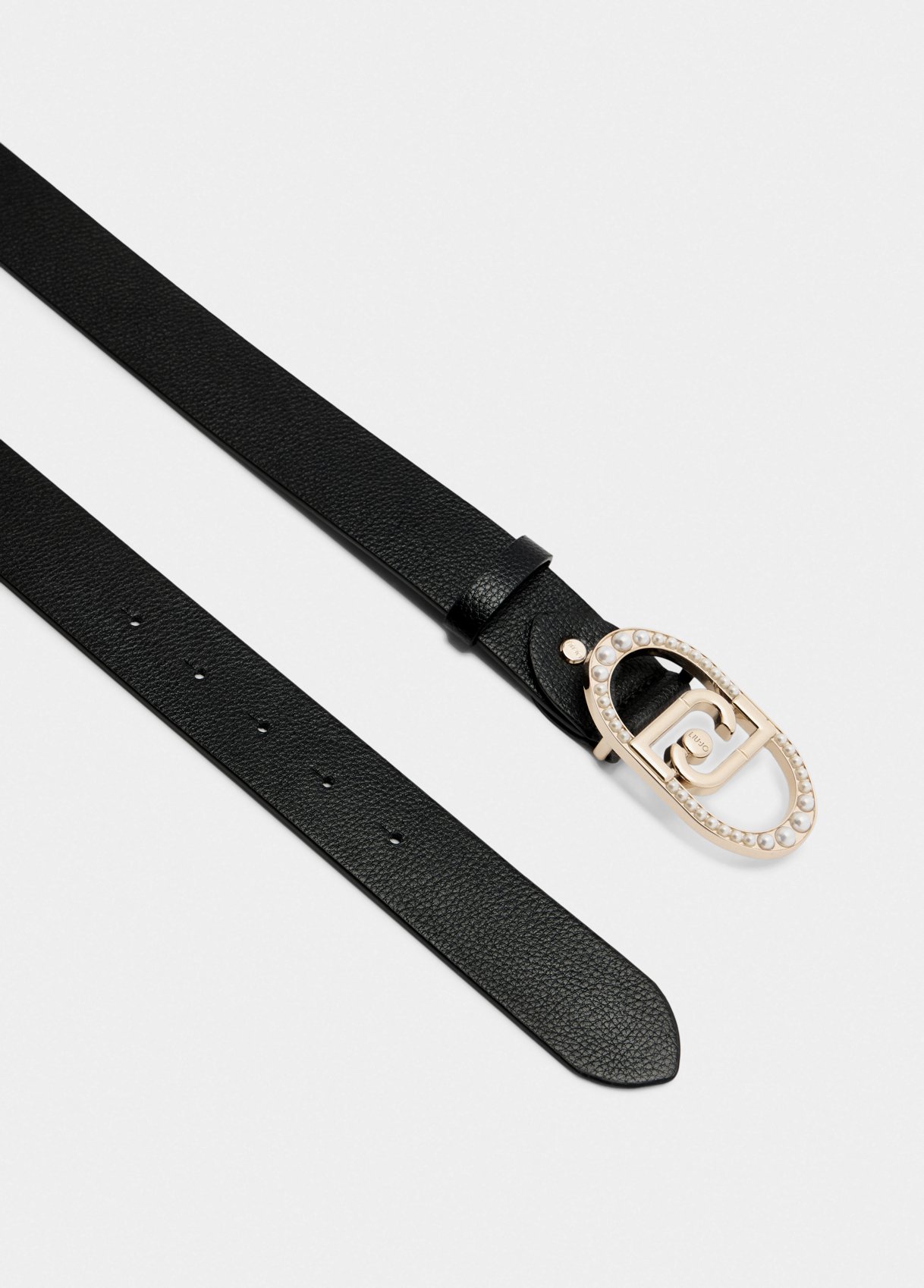 Cinto Preto Com Fivela com Pérolas -  LIU JO  3