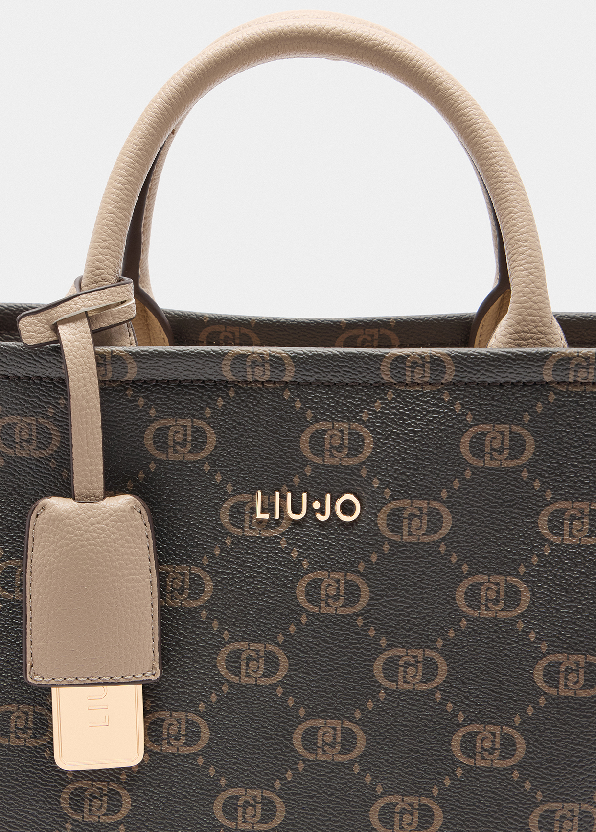 Mala de Mão com Logo e Taupe - LIU JO  3
