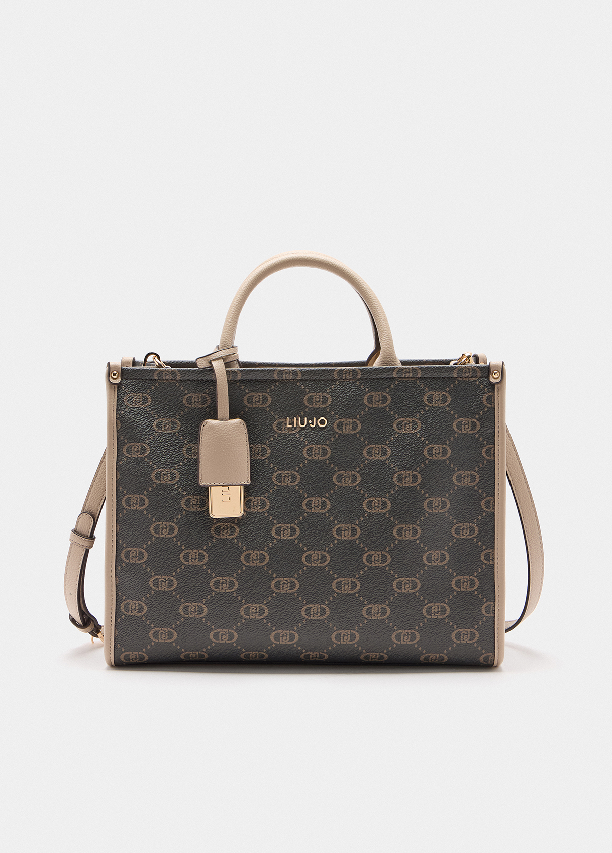 Mala de Mão com Logo e Taupe - LIU JO  1