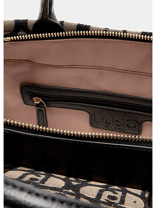 Mala de Mão Canva com Logo - LIU JO  