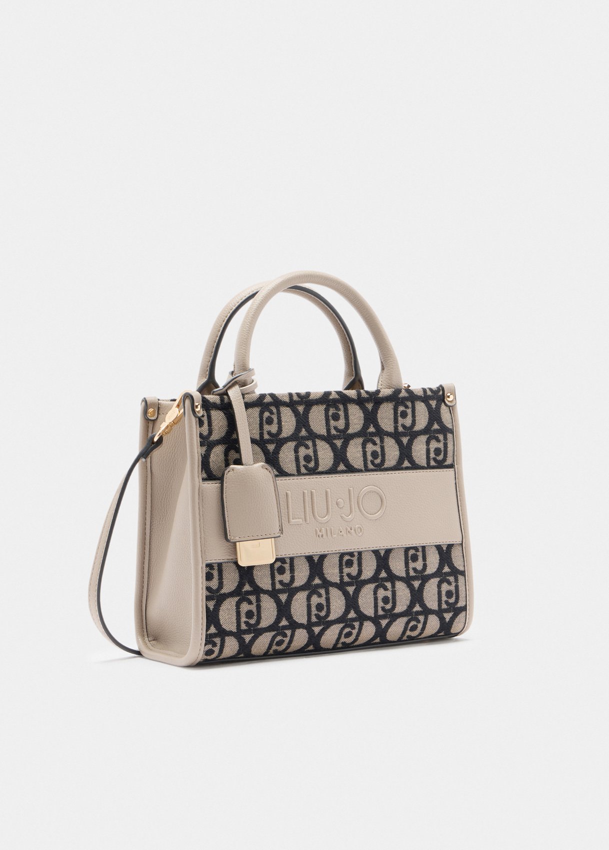 Mala de Mão Com Logo Taupe - LIU JO  2