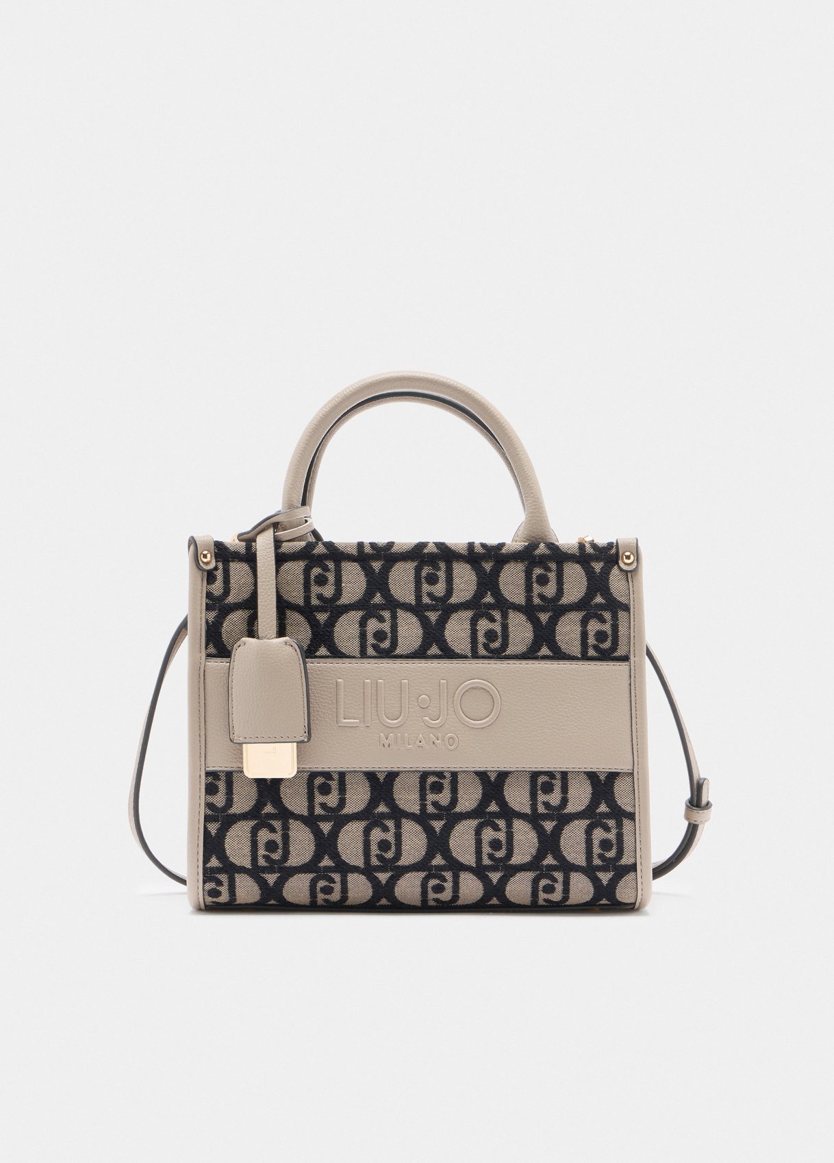 Mala de Mão Com Logo Taupe - LIU JO  1