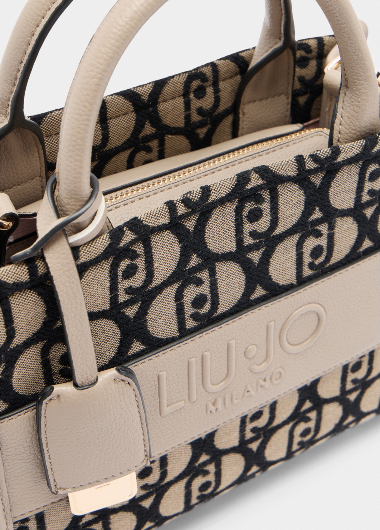 Mala de Mão Com Logo Taupe - LIU JO  5