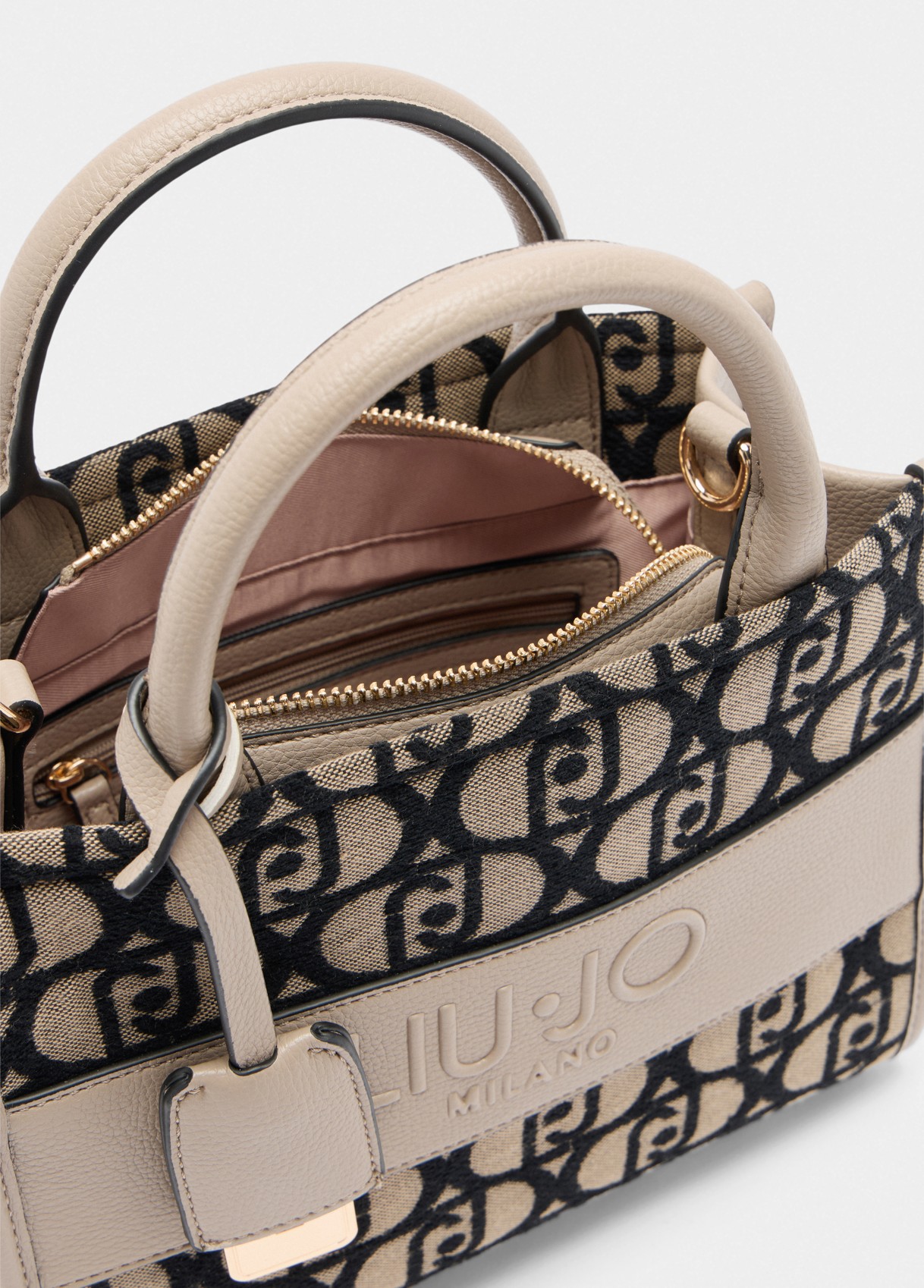 Mala de Mão Com Logo Taupe - LIU JO  7