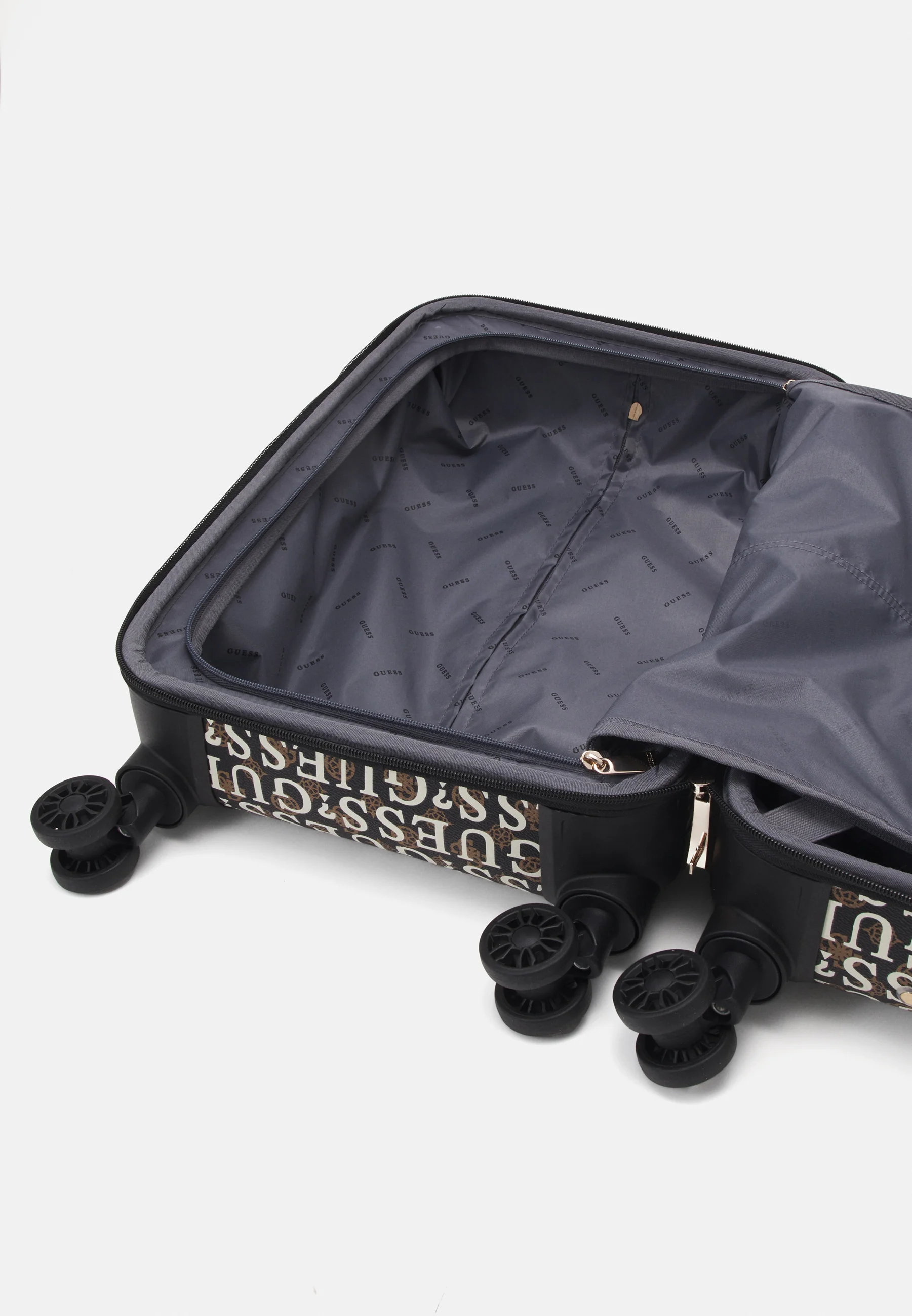 Trolley de Viagem STARK Lettering Castanho - Guess  4