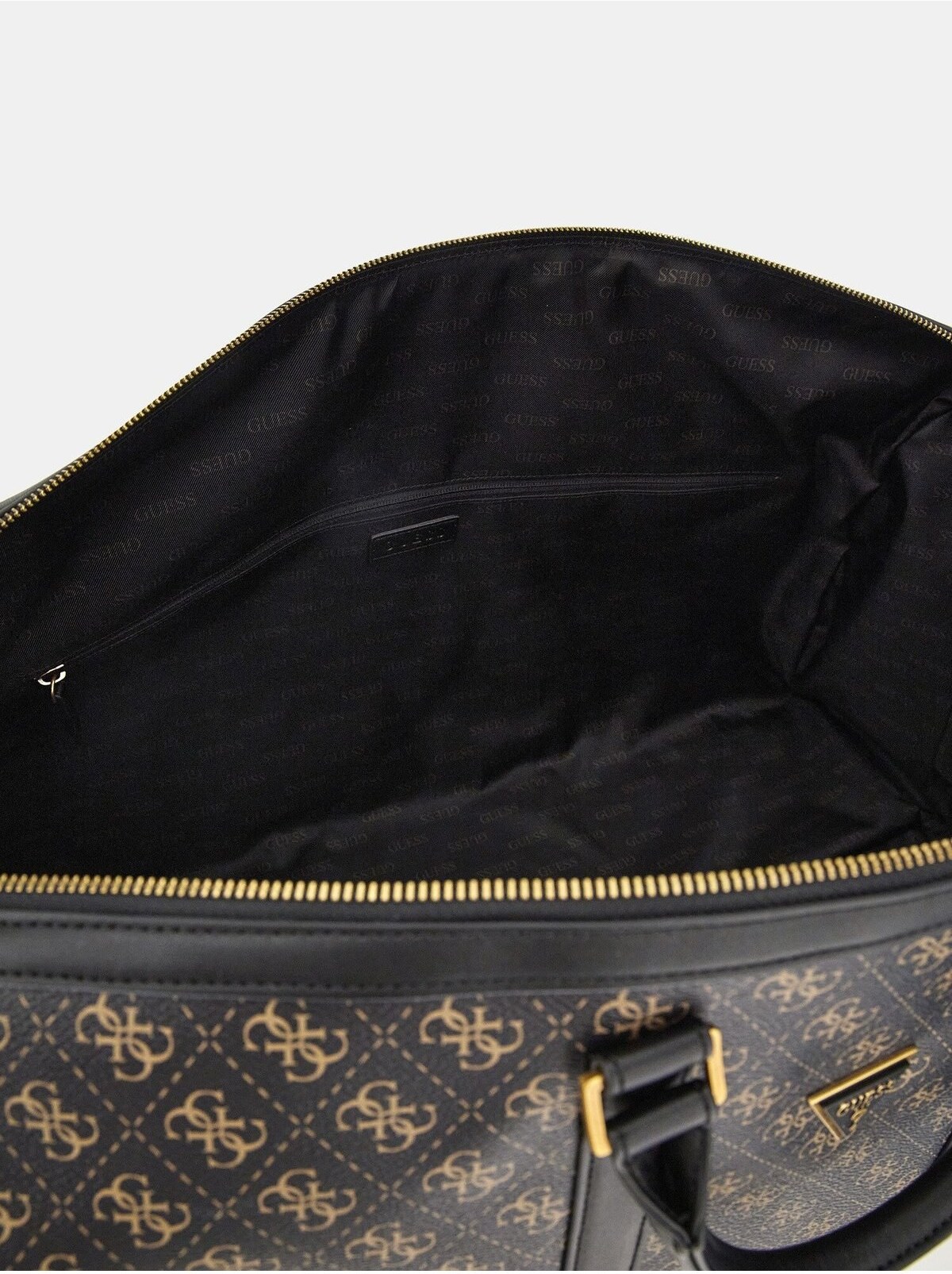 Mala Grande de Fim de Semana Logo Vezzola Castanho - Guess  3