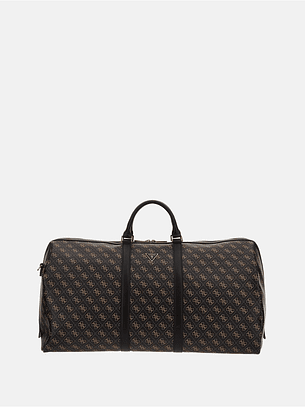 Mala Grande de Fim de Semana Logo Vezzola Castanho - Guess 