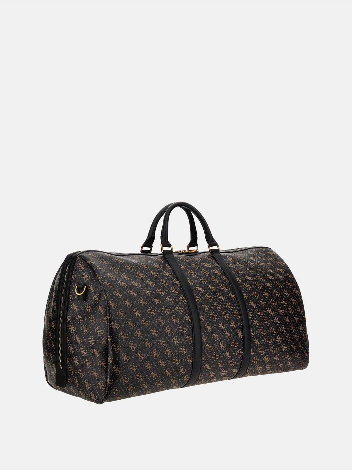 Mala Grande de Fim de Semana Logo Vezzola Castanho - Guess  2