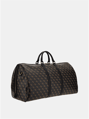 Mala Grande de Fim de Semana Logo Vezzola Castanho - Guess 