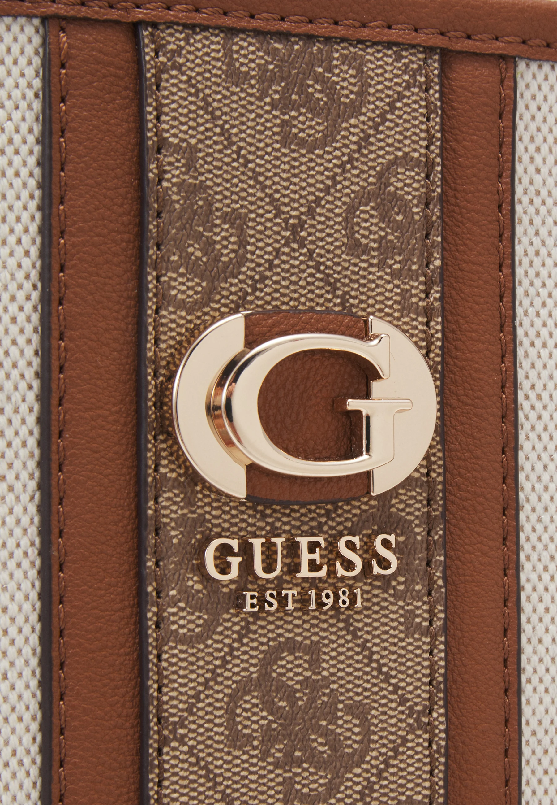 Mala de Ombro KERIMA Logo Bege - Guess 4