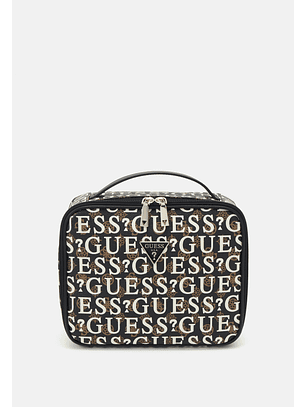 Bolsa de Cosmético STARK Logo Castanho - Guess