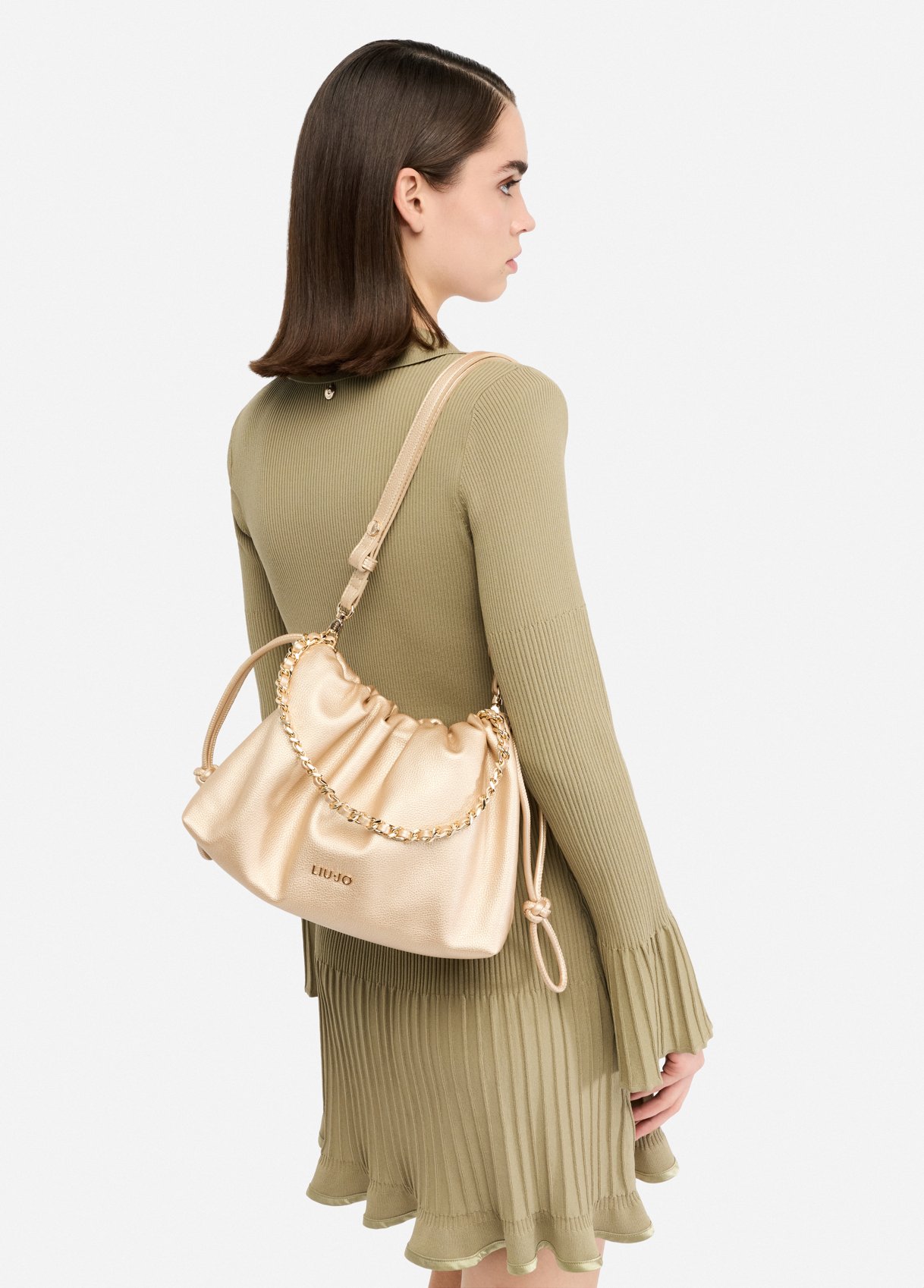 Crossbody/Mala de Mão Dourado - LIU JO  3