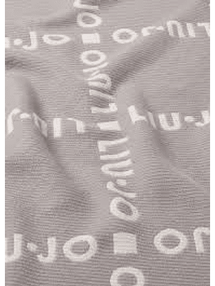 Cachecol Com Franjas Cinza - LIU JO  