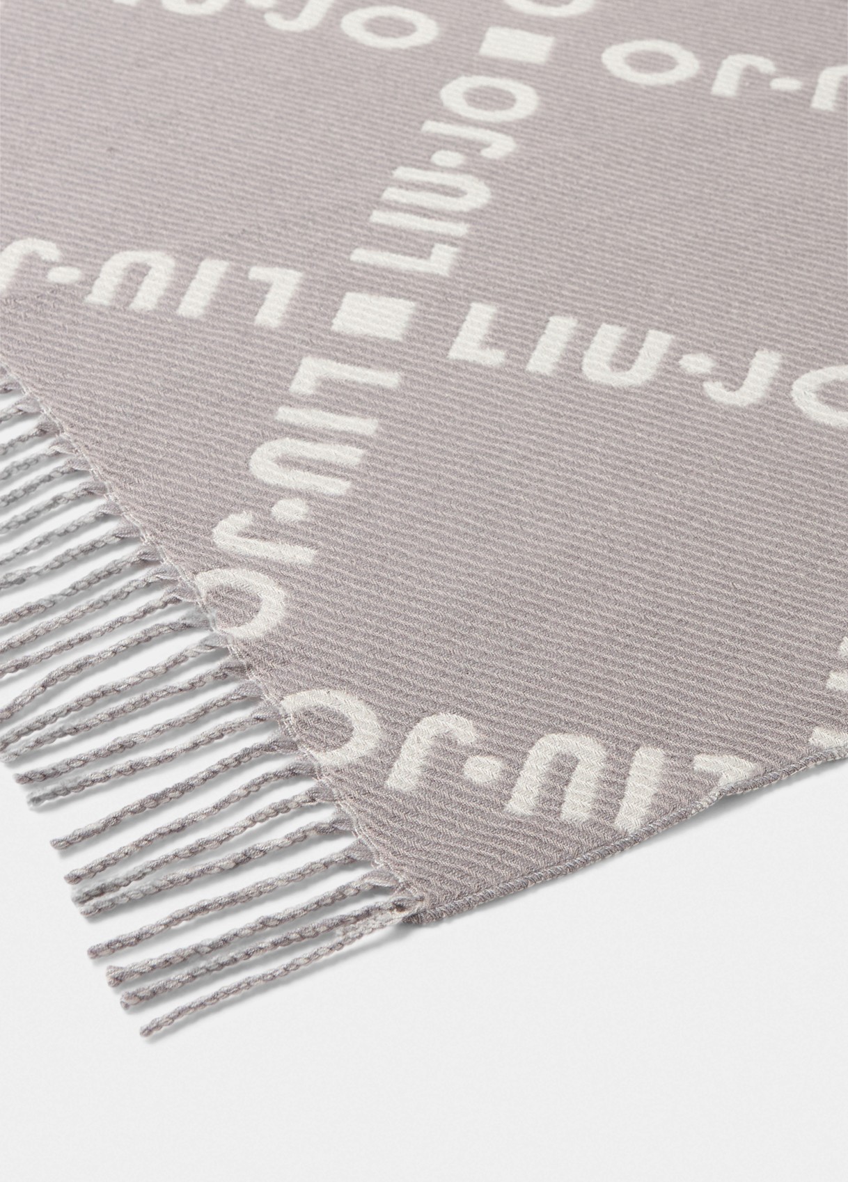 Cachecol Com Franjas Cinza - LIU JO   3