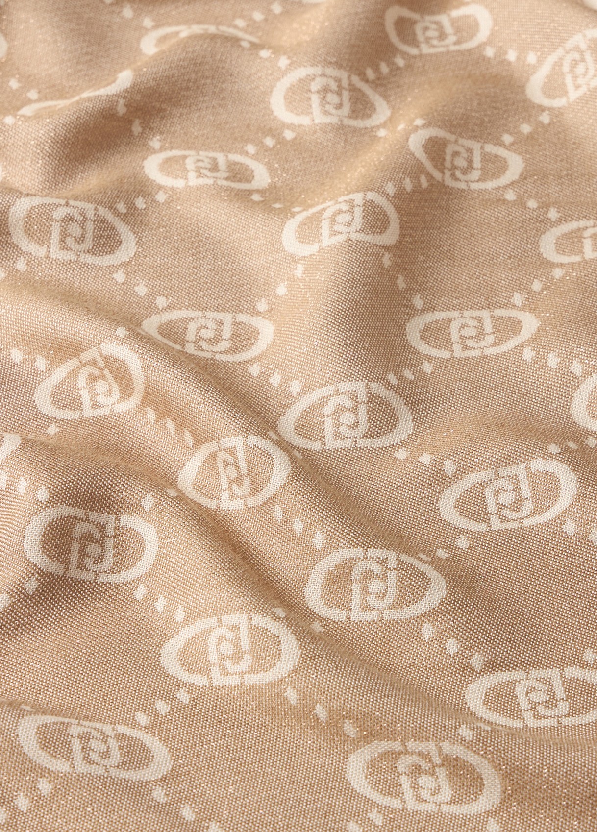 Echarpe Bege com Logo - LIU JO   5