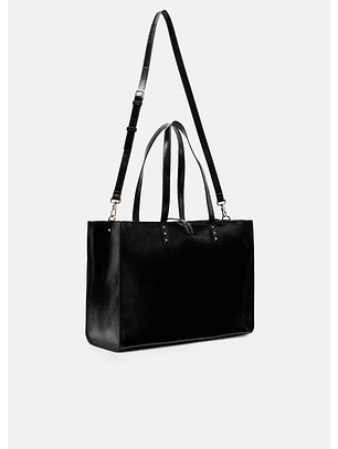 Mala de Ombro em Verniz Preta  - LIU JO  