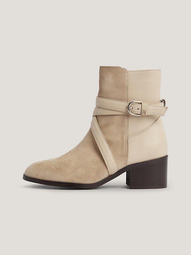 Bota de Camurça com Fivela Thermo Boot Bege - Tommy Hilfiger 1