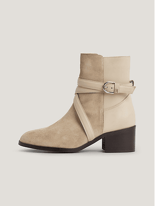 Bota de Camurça com Fivela Thermo Boot Bege - Tommy Hilfiger