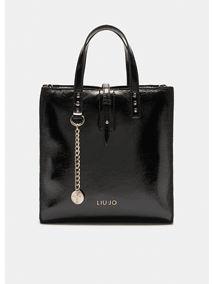 Mala de Mão em Verniz Preta  - LIU JO  