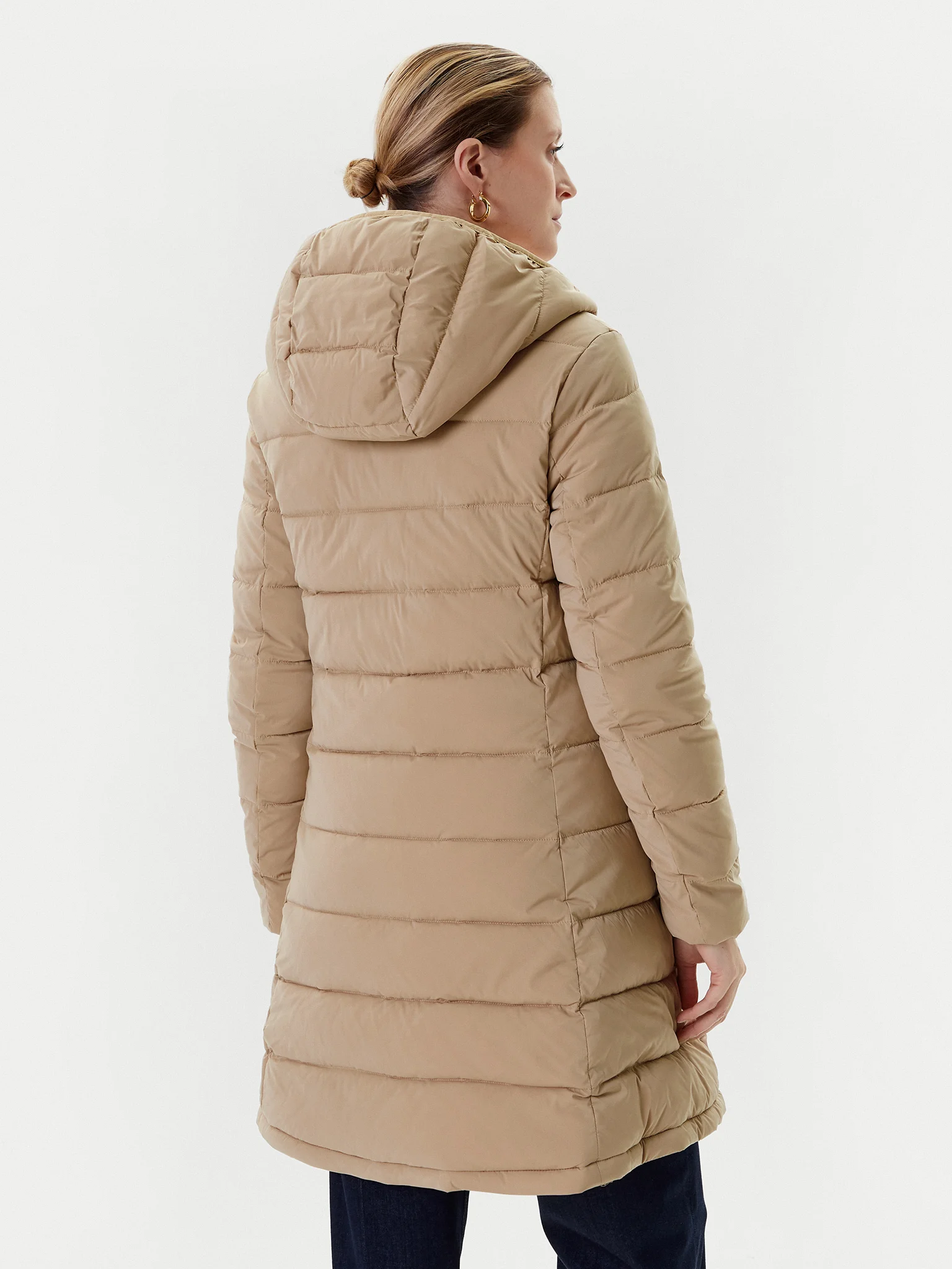 Casaco Médio Básico Aleta Bege - Guess  2