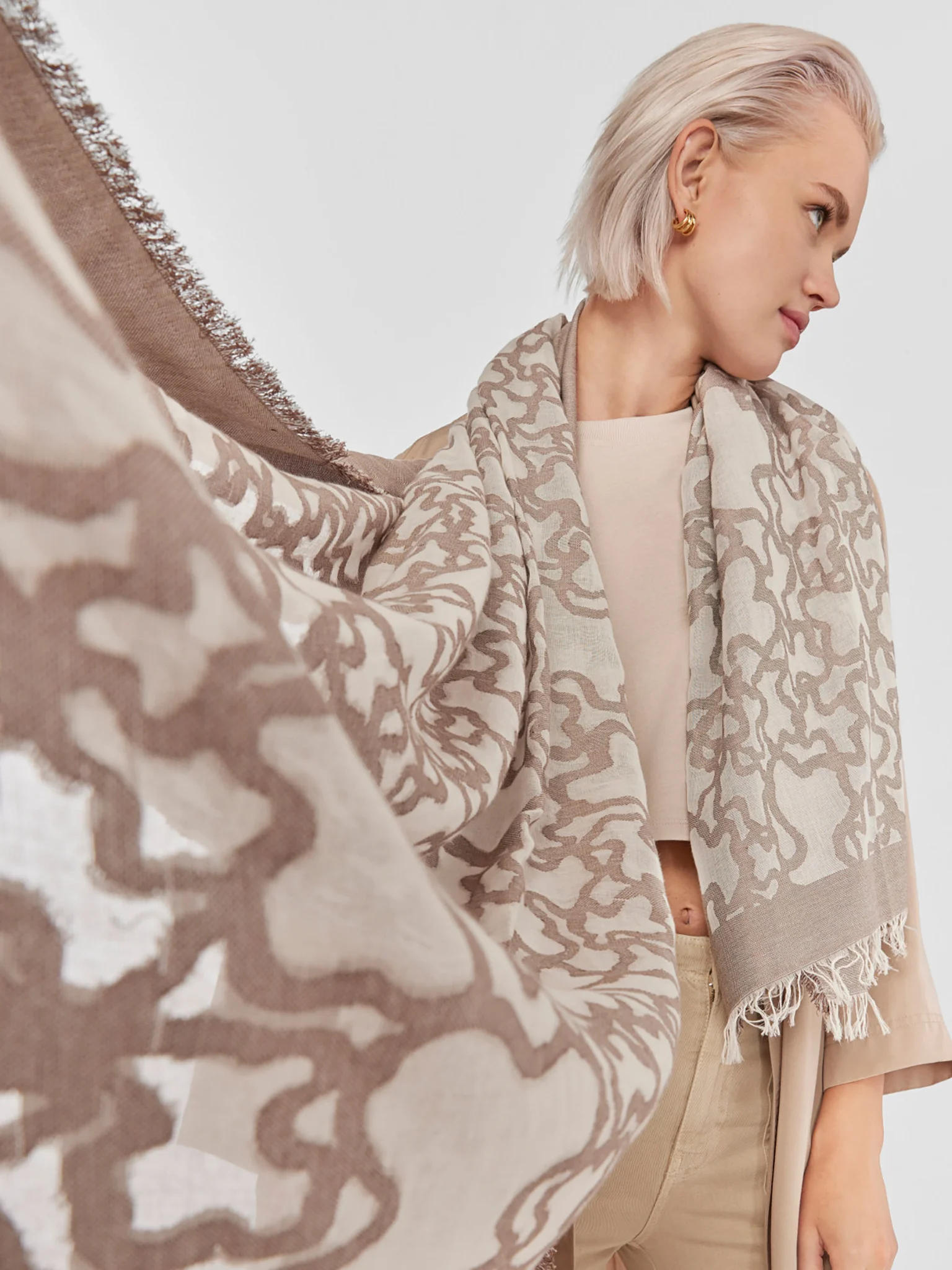 Echarpe Kaos Devore Pedra - Tous  6