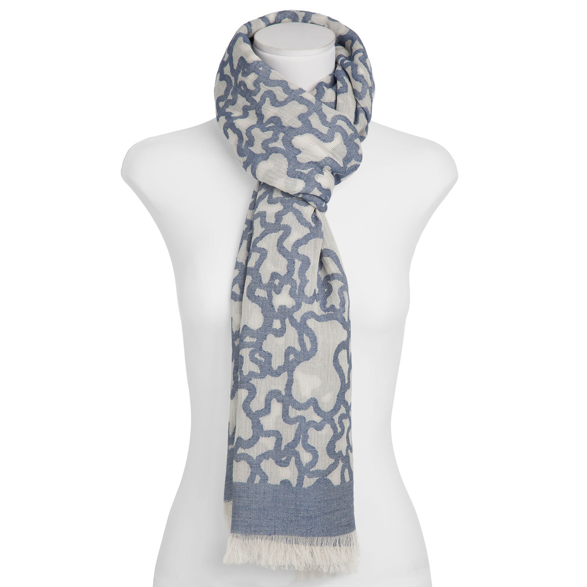 Echarpe Kaos Devore Azul - Tous  1