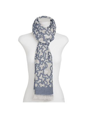 Echarpe Kaos Devore Azul - Tous 